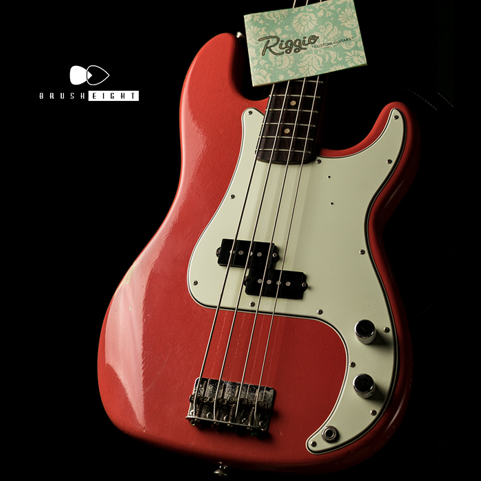 【SOLD】Riggio Custom Guitars PAPA Bass "Fiesra Red"