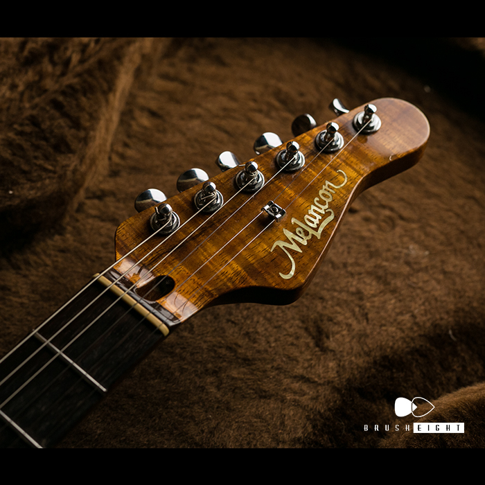 【SOLD】Melancon Guitars P-90 Artist “Natural” Flame Koa & Brazilian Rosewood 2007’s