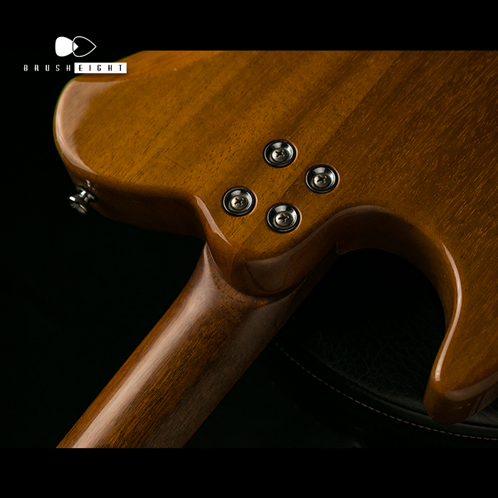 【SOLD】Melancon Guitars P-90 Artist “Natural” Flame Koa & Brazilian Rosewood 2007’s