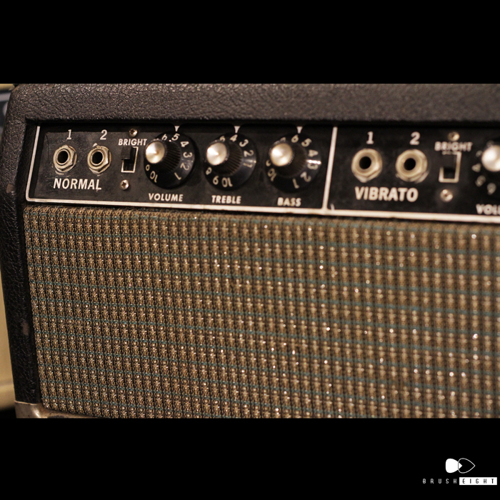 【SOLD】Fender1965 BandMaster BlackFaceフルメンテ済み!