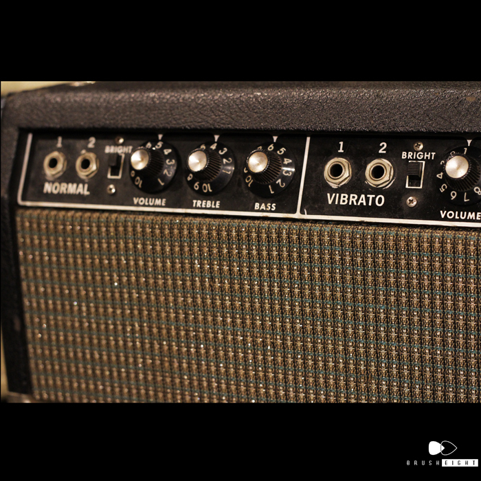 【SOLD】Fender1965 BandMaster BlackFaceフルメンテ済み!