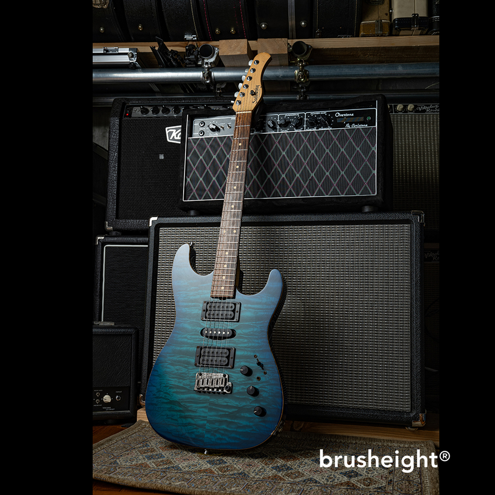 Sadowsky NYC Standard S-Style Quilted Maple Top "Bora Blue" 2003's