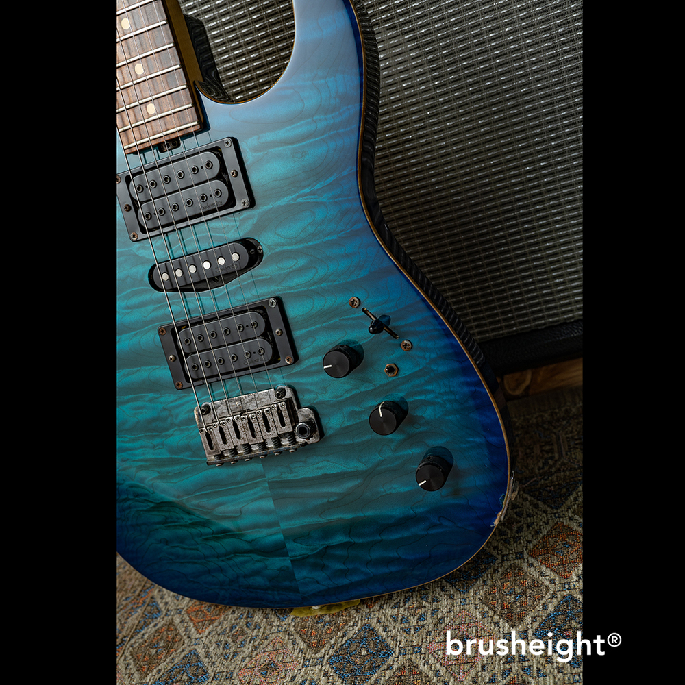 Sadowsky NYC Standard S-Style Quilted Maple Top "Bora Blue" 2003's