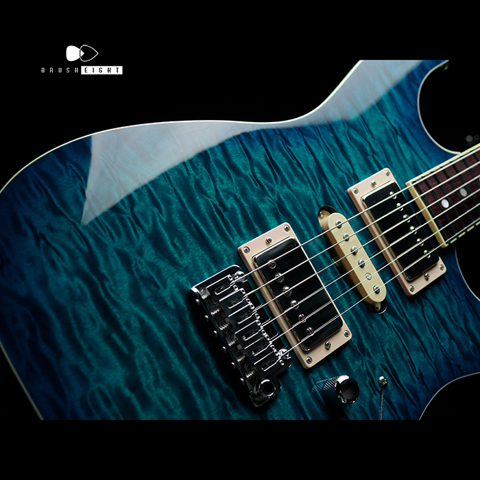 【SOLD】T's Guitars DST Pro 22 Cusom  Quilted Maple “Trans Blue Burst”