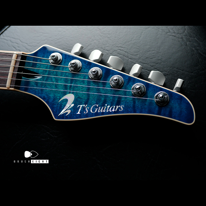 【SOLD】T's Guitars DST Pro 22 Cusom  Quilted Maple “Trans Blue Burst”