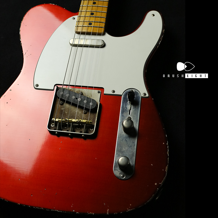 【SOLD】TMG Guitars Gatton "CandyAppleRed"