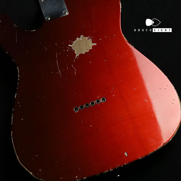 【SOLD】TMG Guitars Gatton "CandyAppleRed"