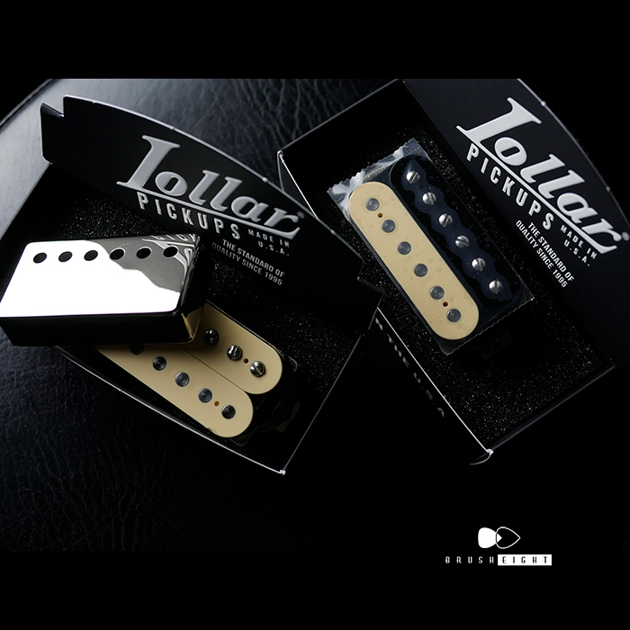 【在庫有り】Lollar Pickups Standard Imperial Humbucker Double Cream(Neck) & RevZebra Set【カバーは外しております】