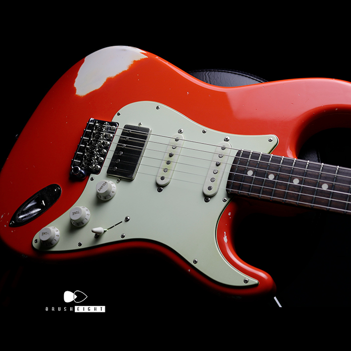 【SOLD】Black Cloud Guitar Aging Label  Sigma SSH Blonde & Fiesta Red”